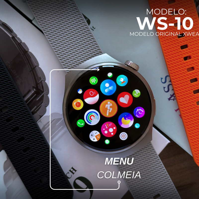 WS-19 | 3 Pulseiras Tela Nível Amoled