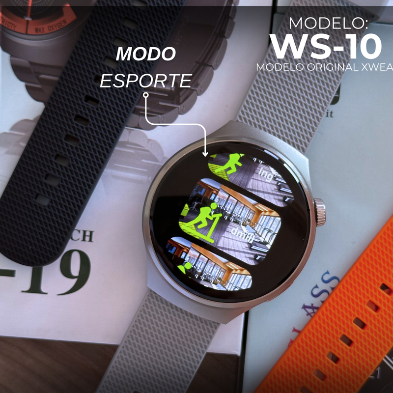 WS-19 | 3 Pulseiras Tela Nível Amoled