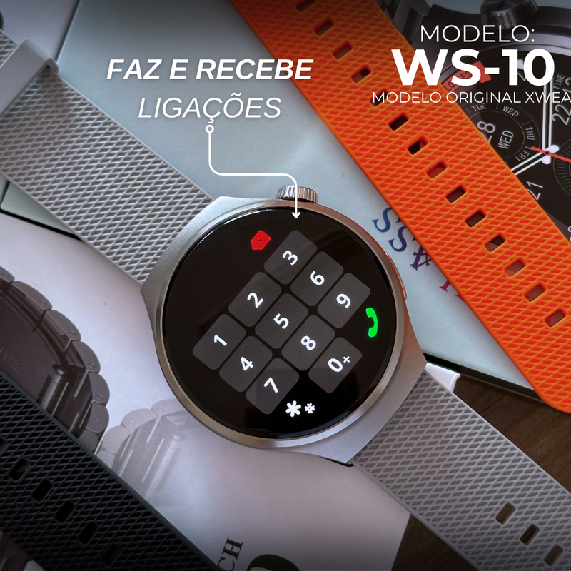 WS-19 | 3 Pulseiras Tela Nível Amoled