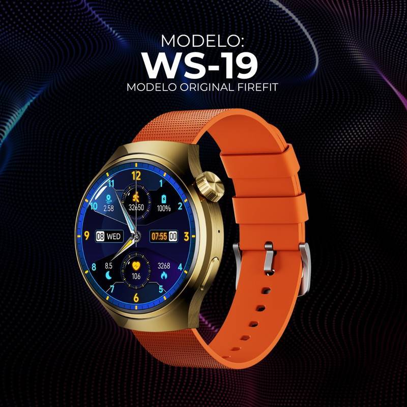 WS-19 | 3 Pulseiras Tela Nível Amoled