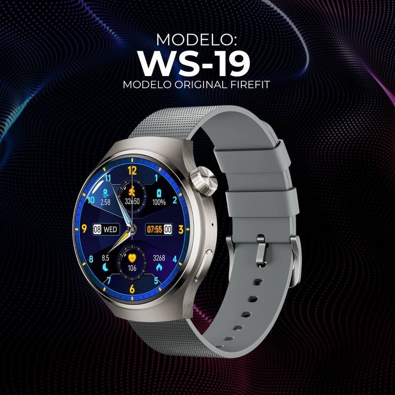 WS-19 | 3 Pulseiras Tela Nível Amoled