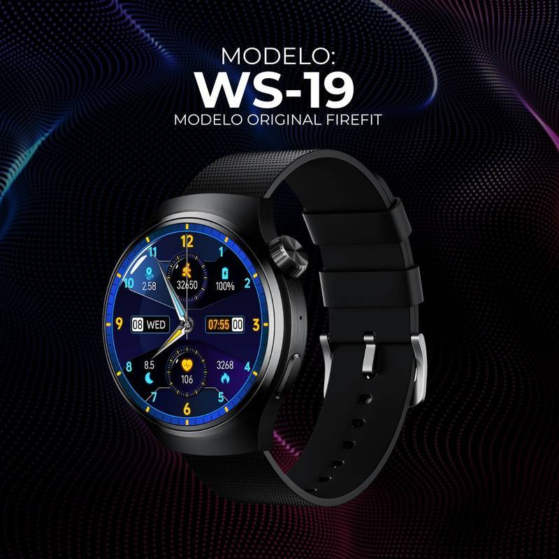 WS-19 | 3 Pulseiras Tela Nível Amoled