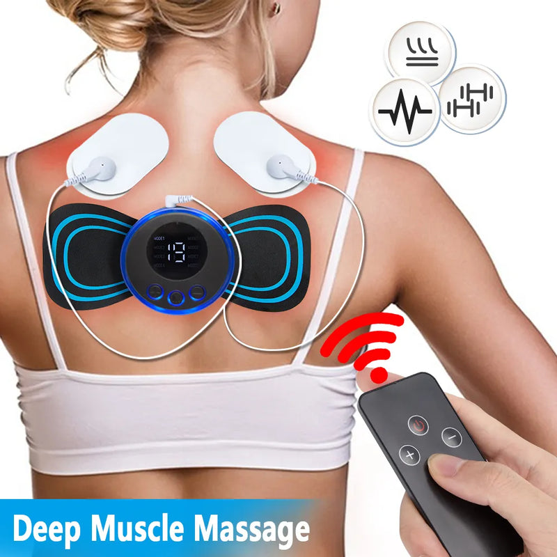 Massageador de pescoço estimulador muscular elétrico