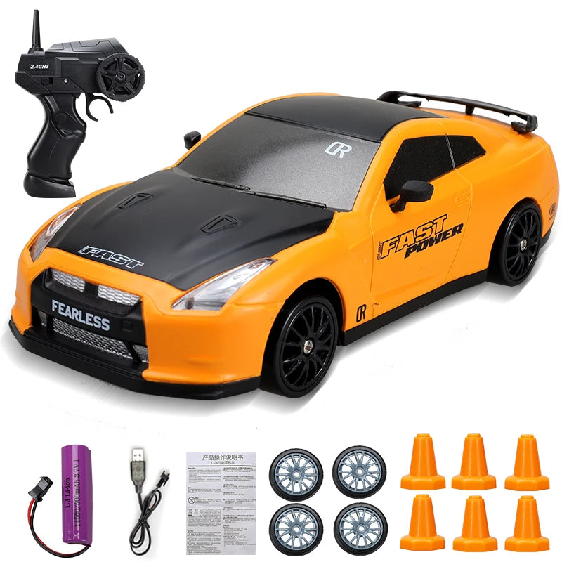 Carro de controle remoto modelo GTR de Drift