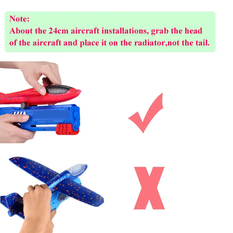 Lançador de avião ao ar Livre