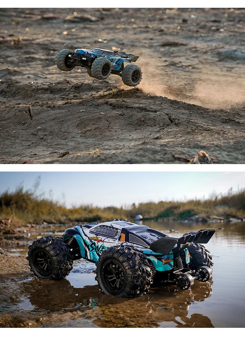 Carro de controle remoto de alta velocidade, monster truck