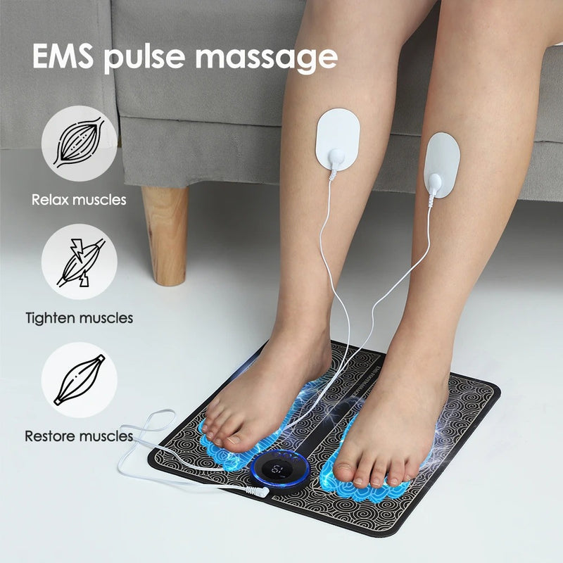 Tapete Massageador Elétrico para os Pés – Relax