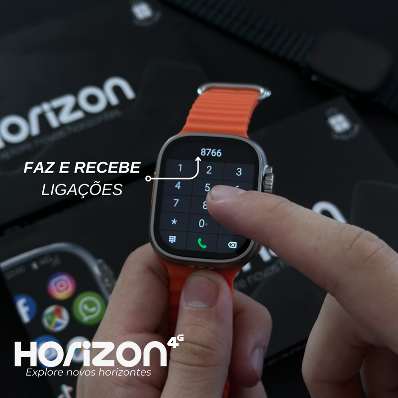 WearZone Horizon | Celular de Pulso 4G | 2Gb de Ram e 16Gb de Armazenamento