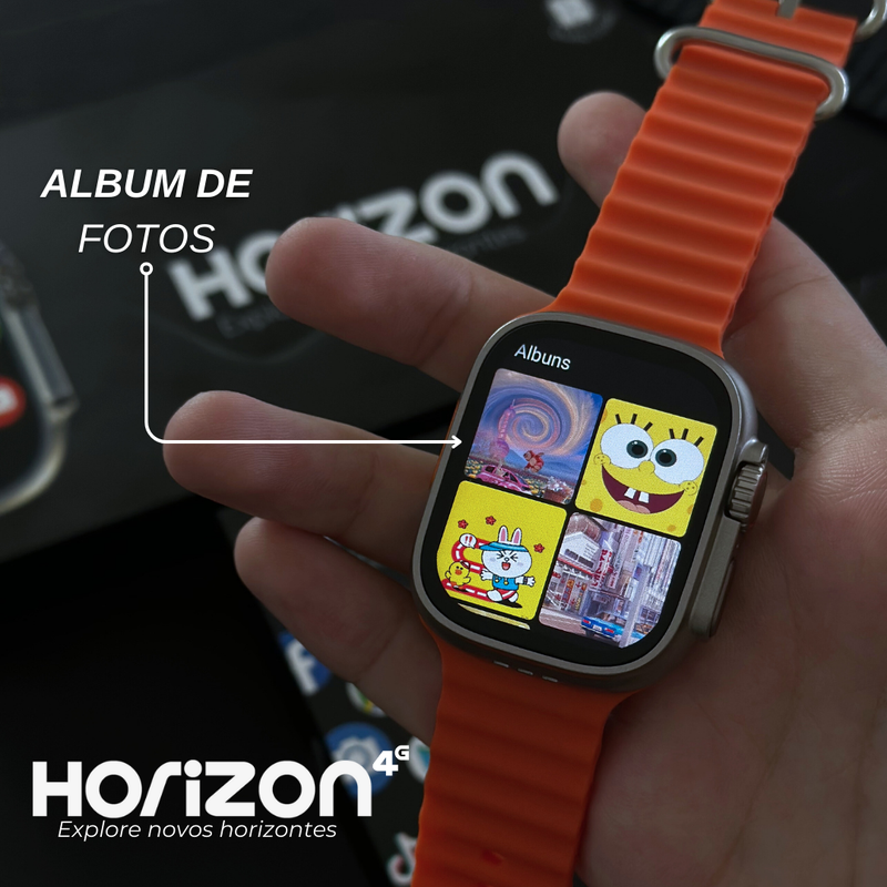 WearZone Horizon | Celular de Pulso 4G | 2Gb de Ram e 16Gb de Armazenamento